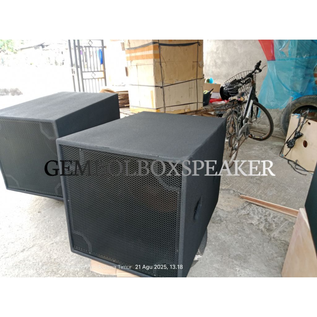 box speaker planar 15 inch finishing18mm