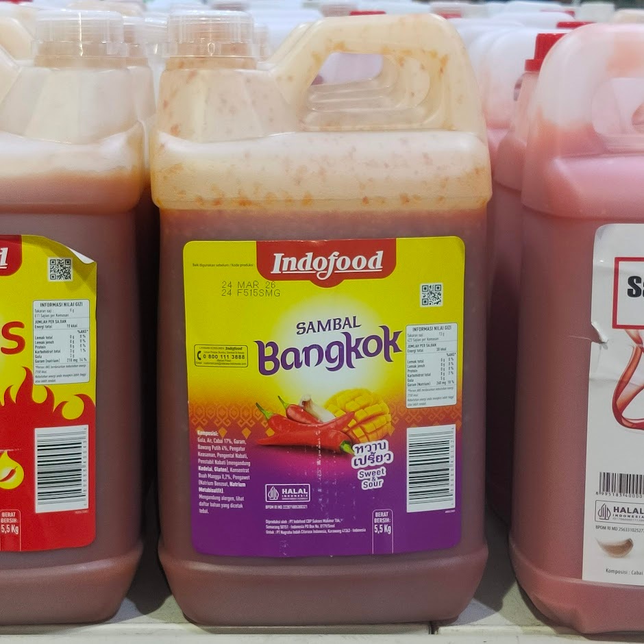 Sambal Bangkok INDOFOOD Jerigen 5,5Kg