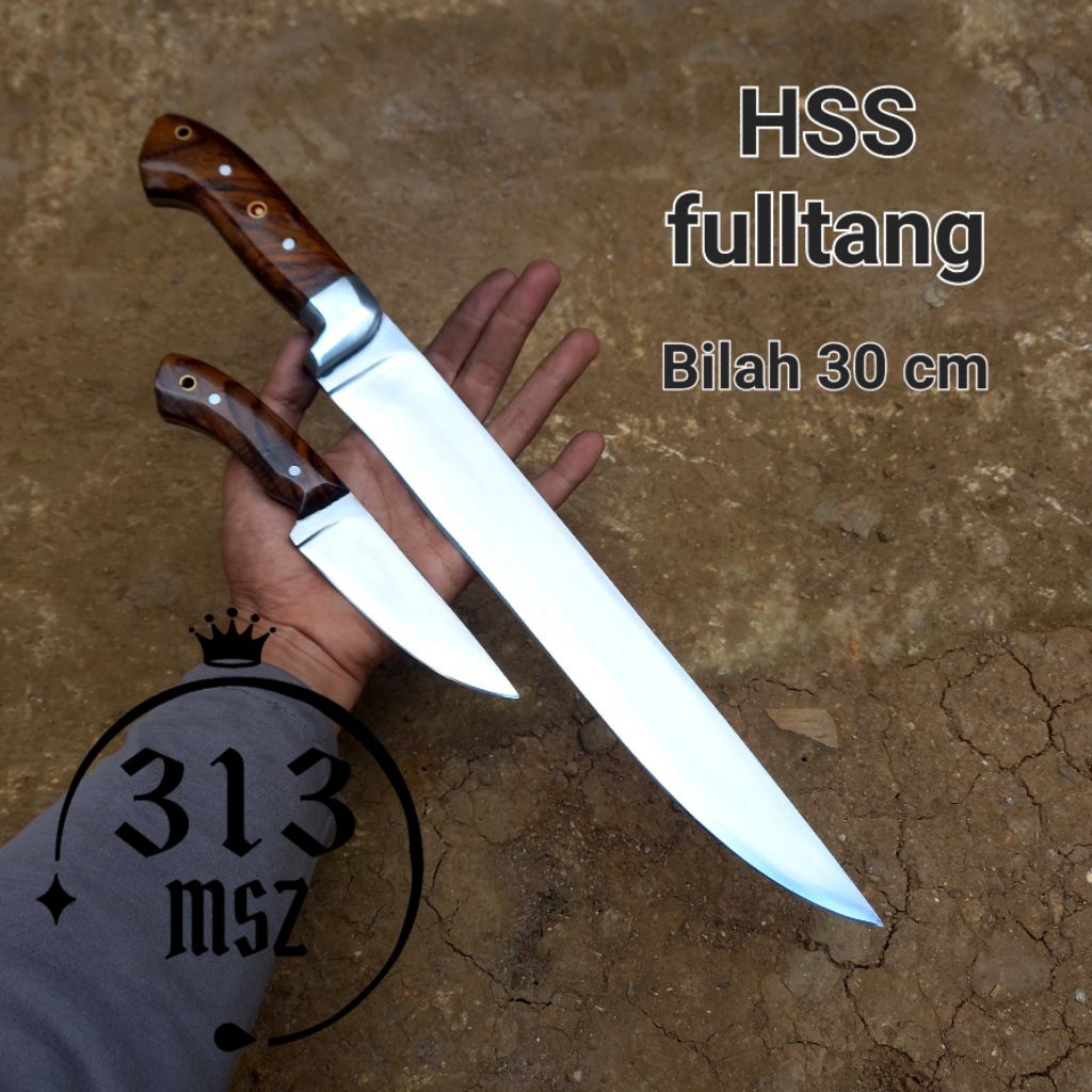 [HSS Fulltang] 1 Set Pisau Sembelihan Kurban Premium