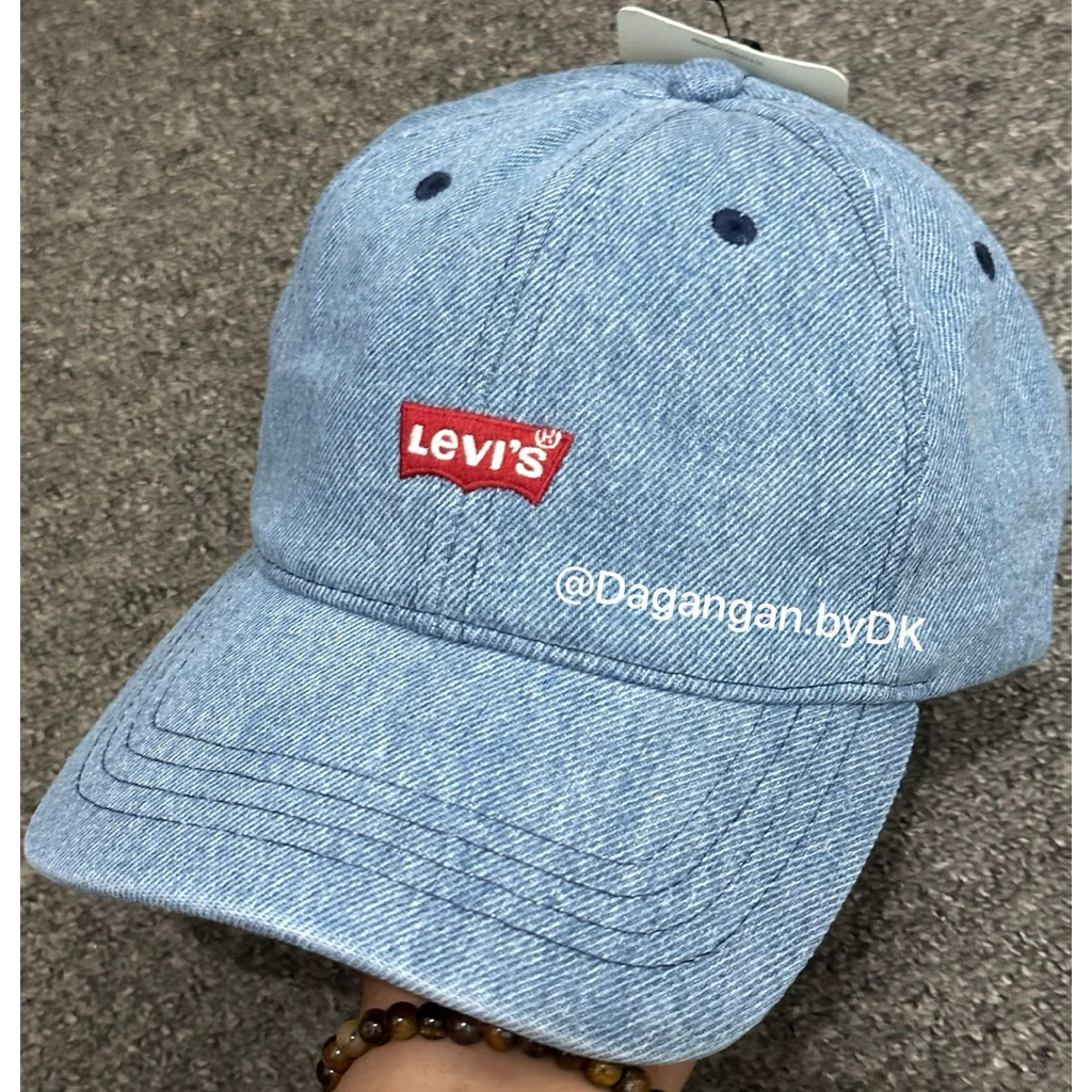 Topi Levis Cap Denim Original 100% Blue