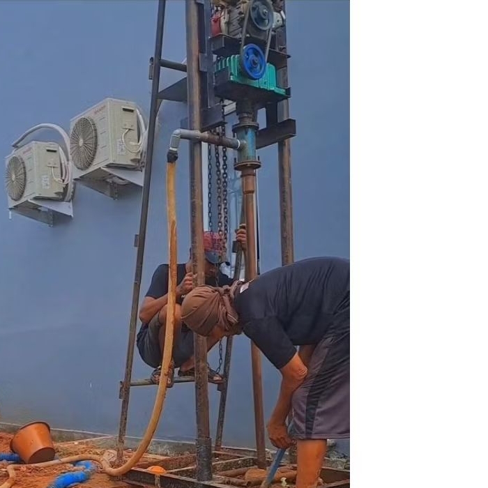 sumur bor sumersible/satelit paket lengkap terima beres