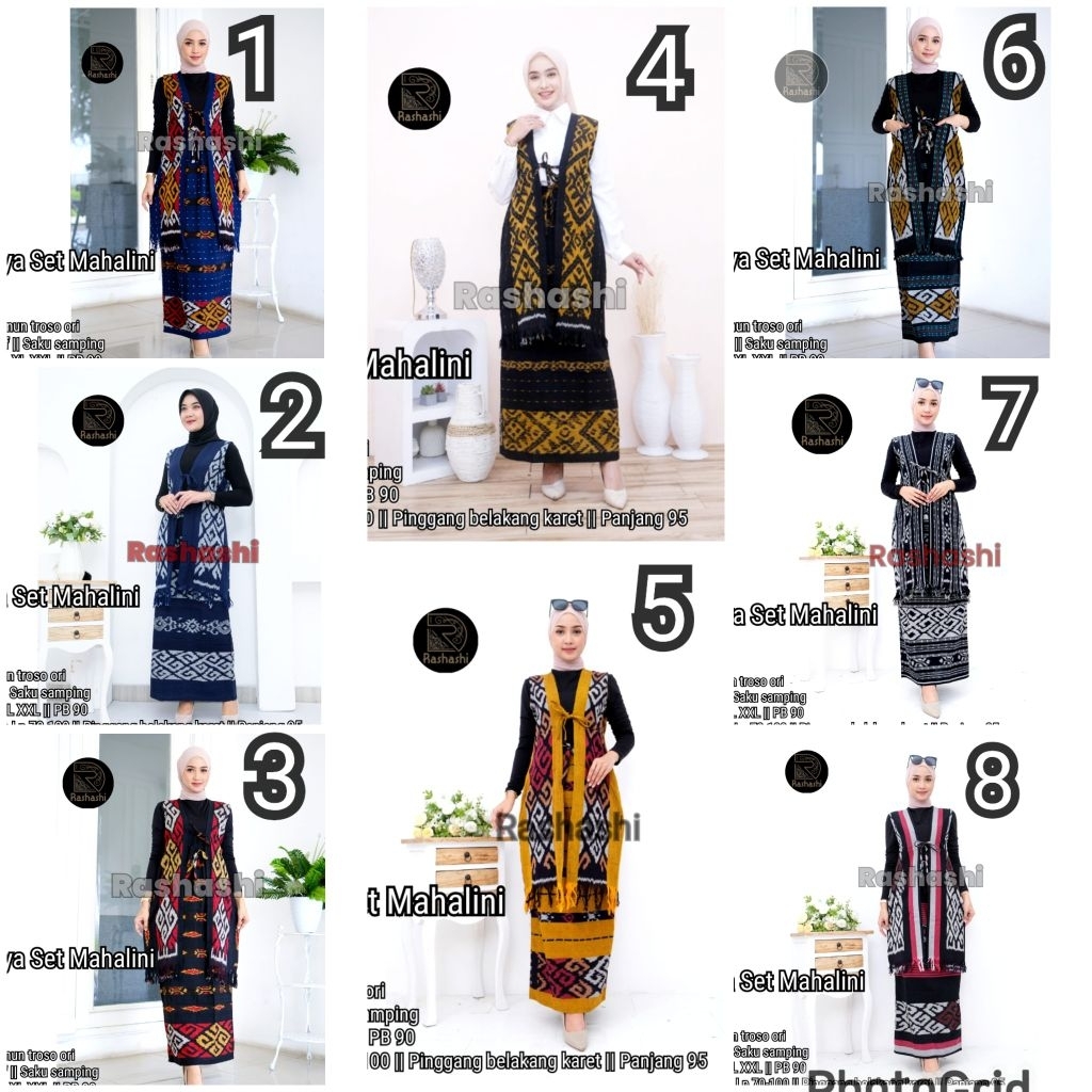 AUDYA ROMPI SETELAN ROK TERBARU CANTIK MURAH# SETELAN OUTER DAN BAWAHAN ROK BAHAN TENUN TROSO JEPARA