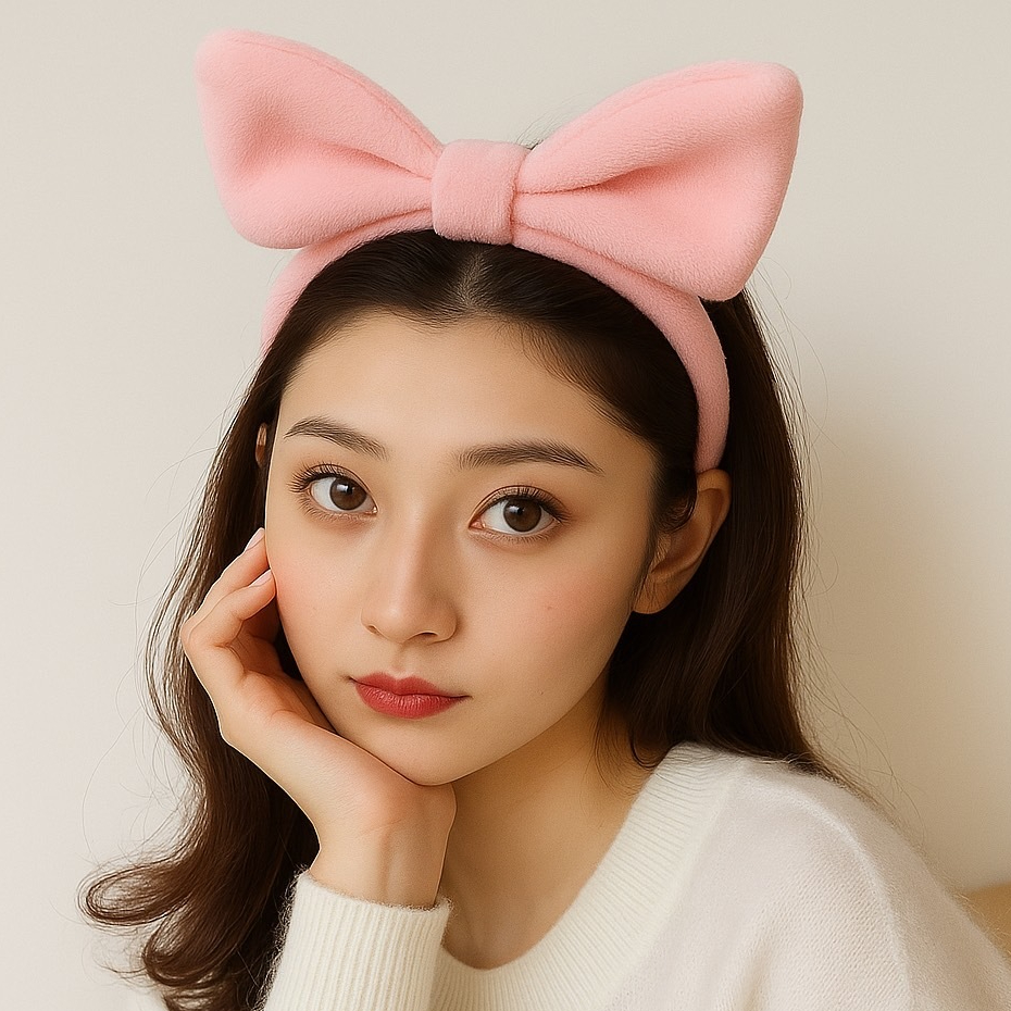 Bandoku - Bando Pita Bulu Halus Super Premium Bando Wanita Dewasa Anak Headband Wanita Korea Style