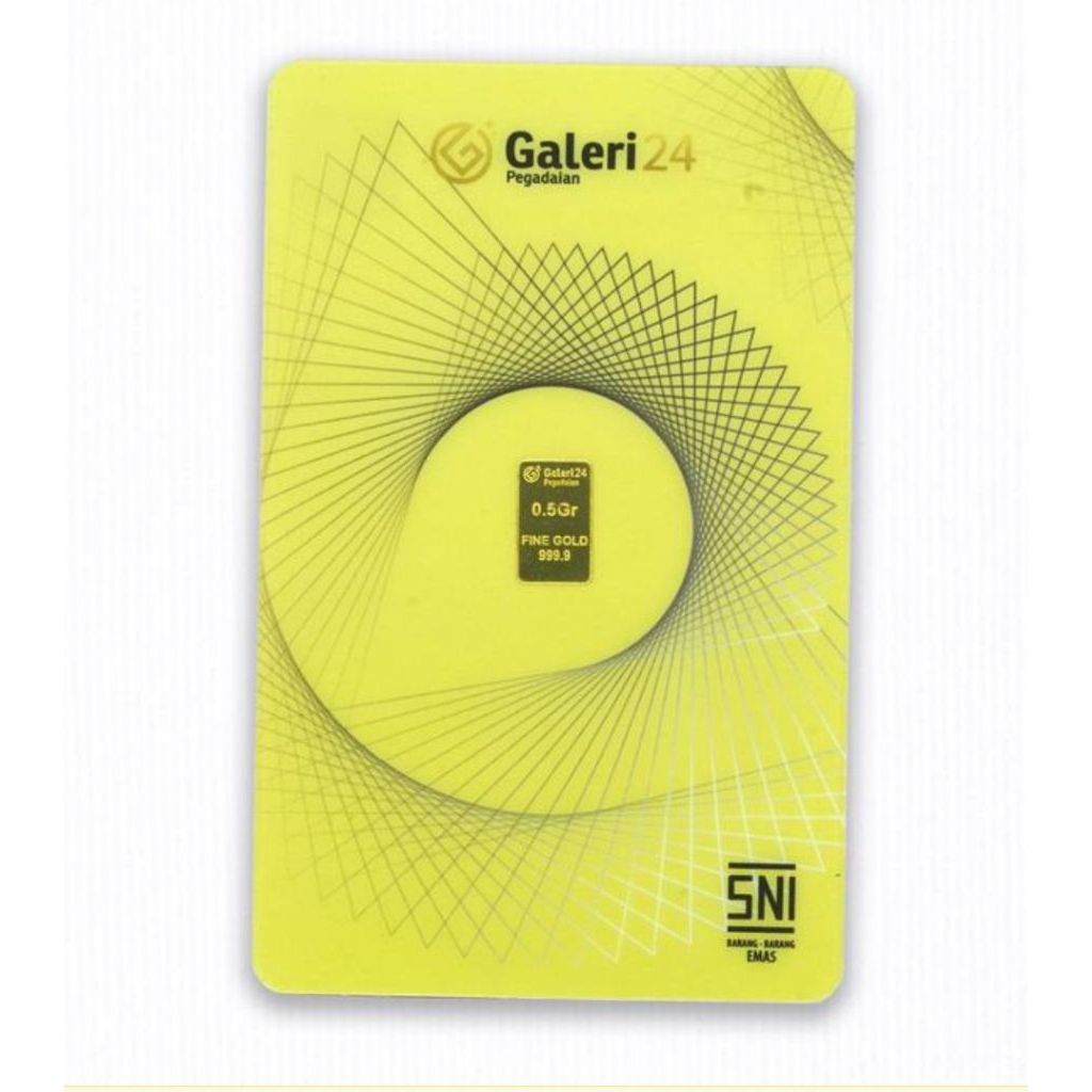 Logam mulia Galeri 24 emas 0,5 gram