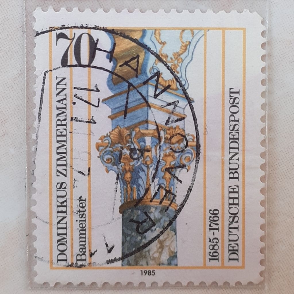 Perangko Jerman Zimmermann, Dominikus Tahun 1985