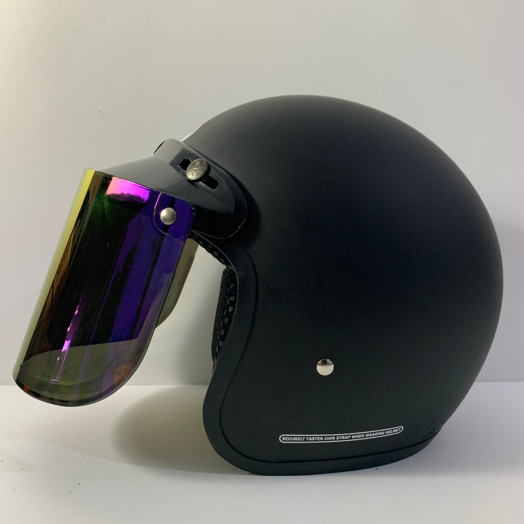 Helm Bogo Hitam Doff - BXP - Helmet SNI Dewasa