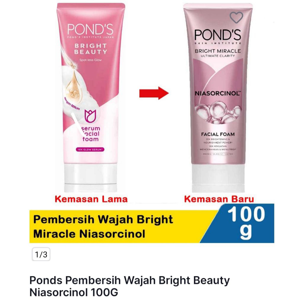PONDS PEMBERSIH WAJAH