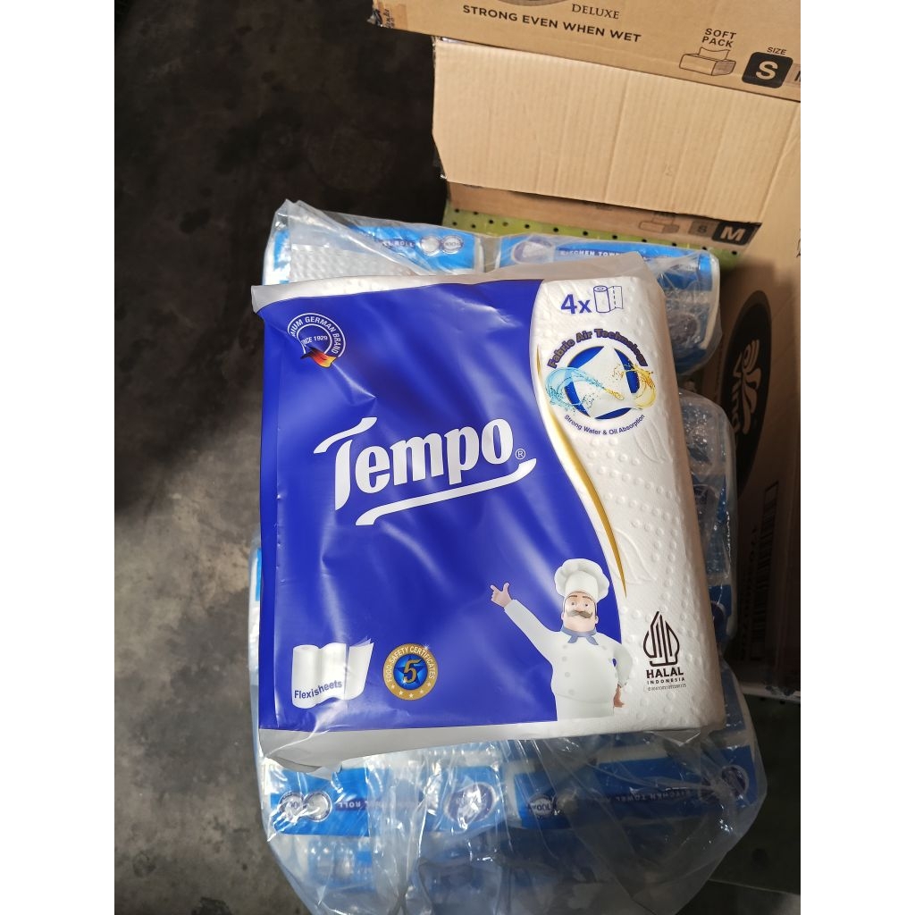 Tempo tisu dapur multi purpose kitchen towel 4x120s