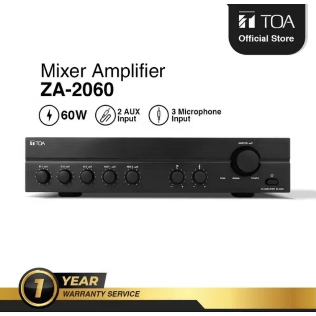 Amplifier TOA Ampli TOA 60 watt Ampli TOA ZA 2060