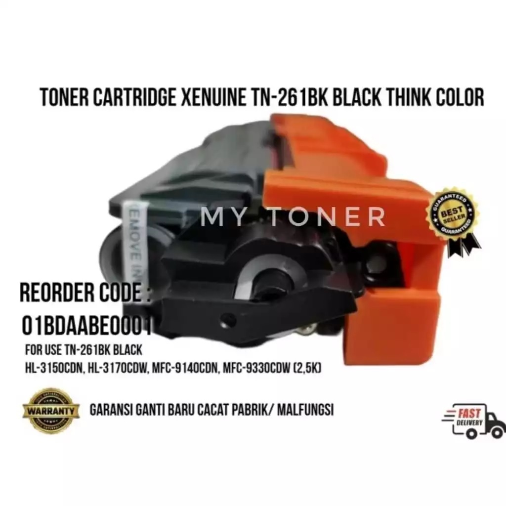 Toner Cartridge TN261 TN-261 TN 261 Printer Laserjet HL-3150 HL3150 HL3170 HL3150CDN HL3170CDW MFC91