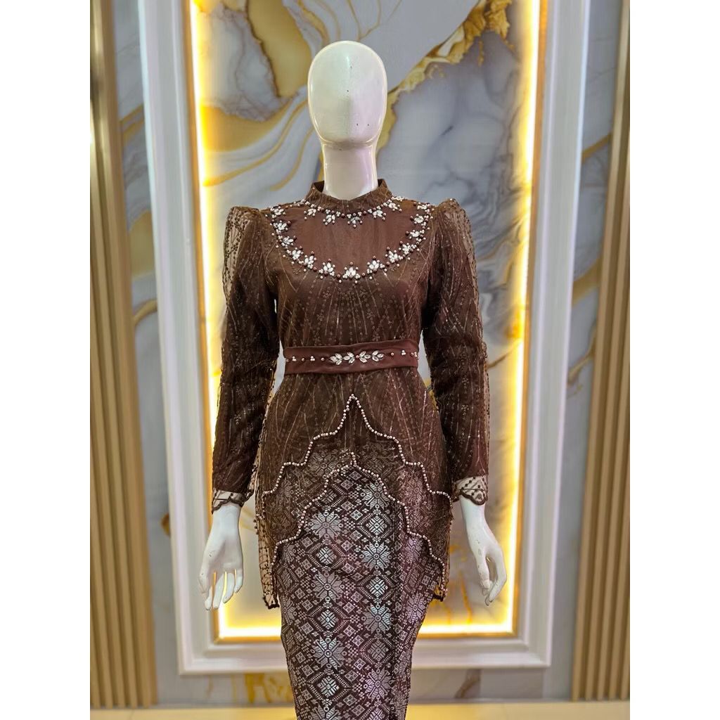 Baju Kebaya Wanita Aurel Terbaru / Set Kebaya Modern 2025 / Kebaya Mewah Kekinian