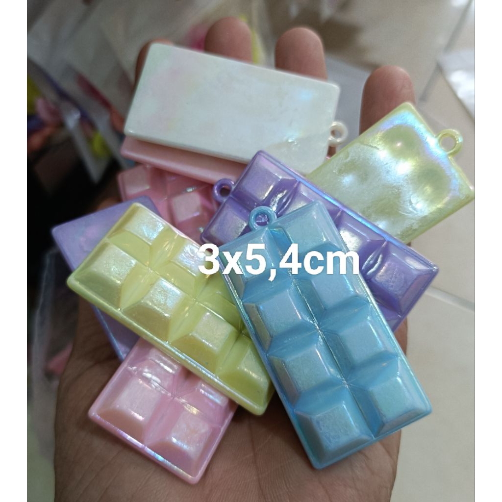mute manik coklat susu/pastel kilap AB (-+50gram)(e)