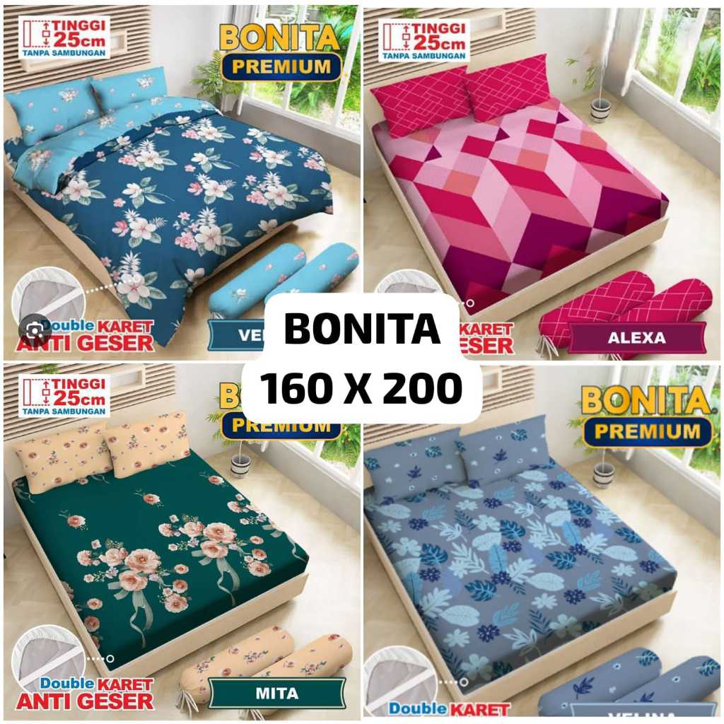 SPREI QUEEN B2 BONITA UKURAN 160x200