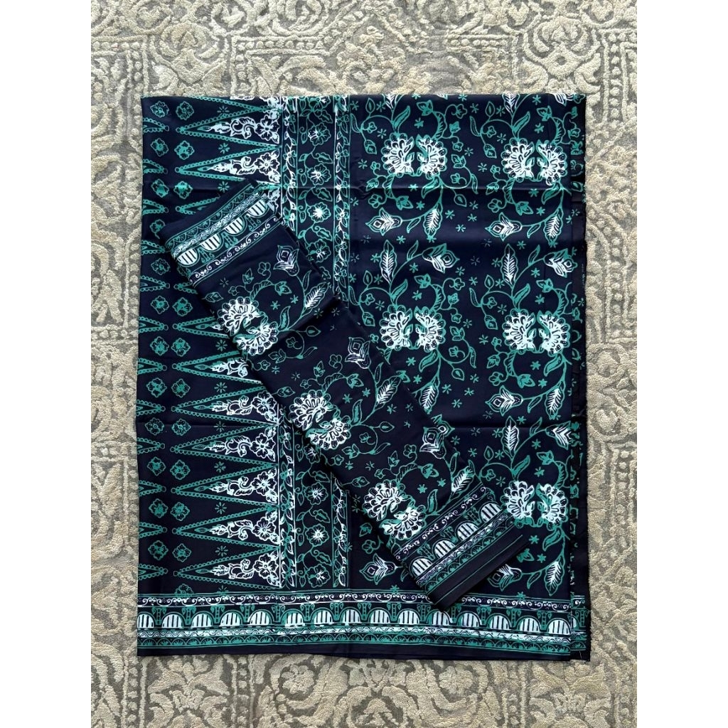 [ARbatik] Batik Jambi - set kain sarung & selendang katun halus 005
