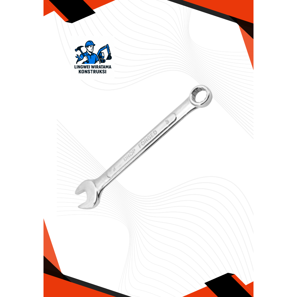 KUNCI RING PAS KOMBINASI / COMBINATION SPANNER WRENCH RING 12MM