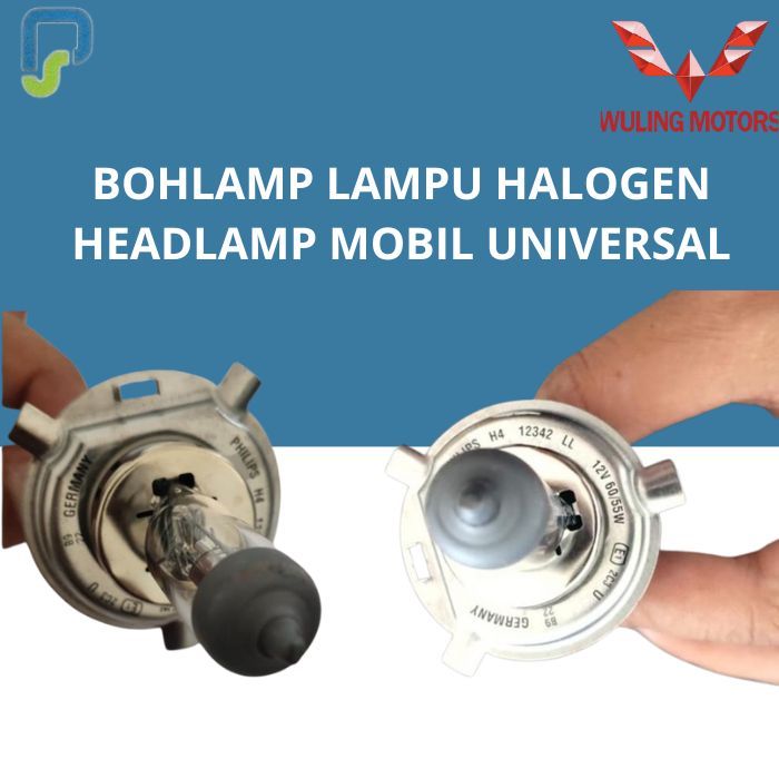 BOHLAMP LAMPU HALOGEN HEADLAMP MOBIL UNIVERSAL
