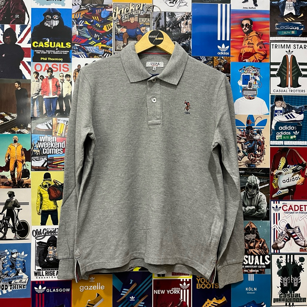 Long Sleeve / Polo Shirt / Rugby Shirt / Vintage / Second / USPA