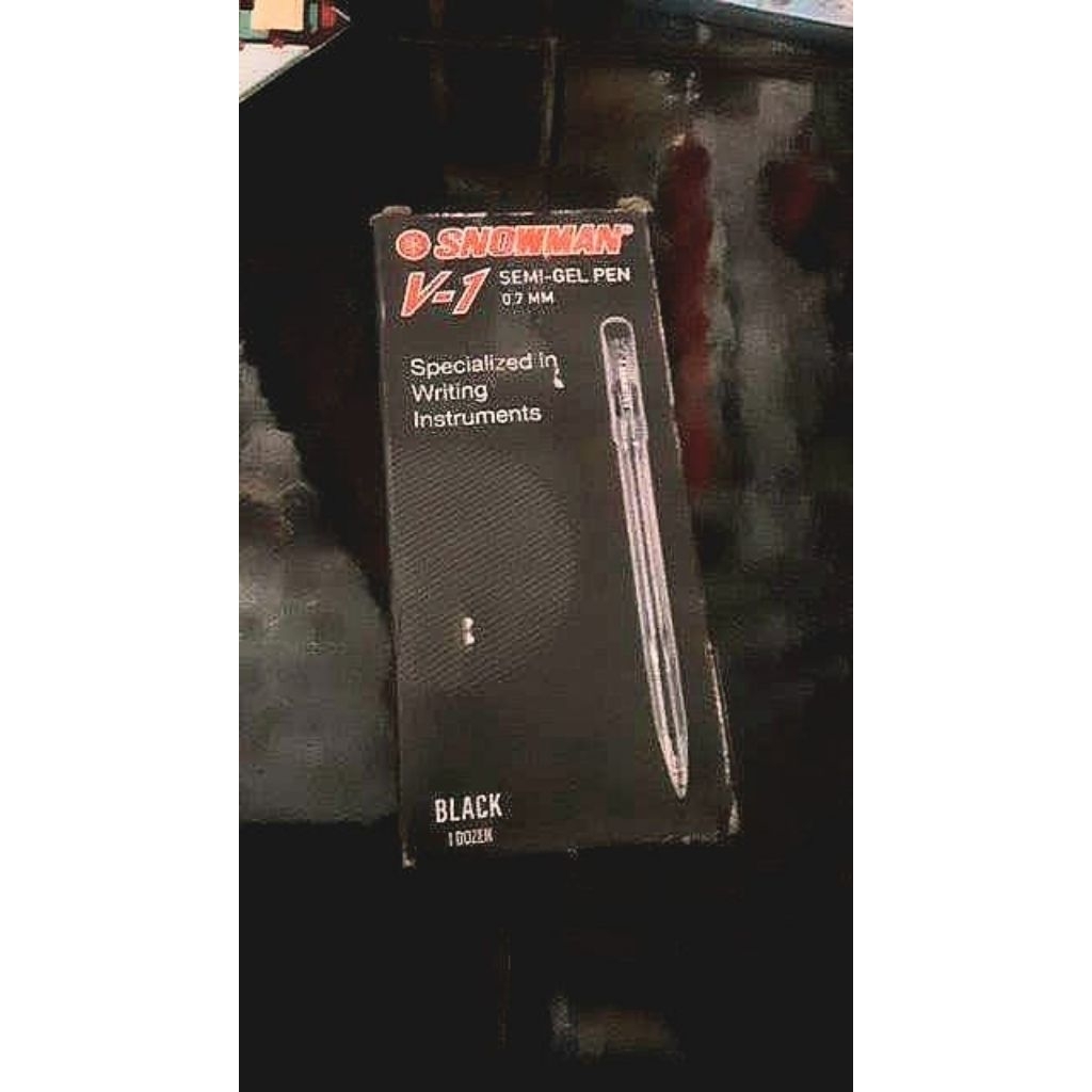 Pulpen snowman v1 isi 12pcs