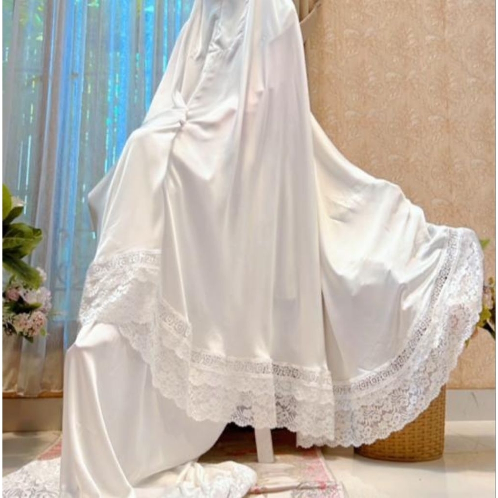 Mukena mewah Armani Silk Polos