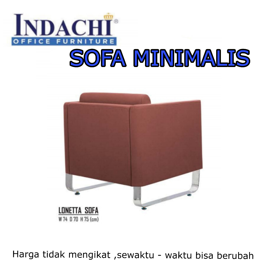 SOFA MINIMALIS INDACHI LONETTA SOFA SANTAI SOFA CAFE SOFA RESTO