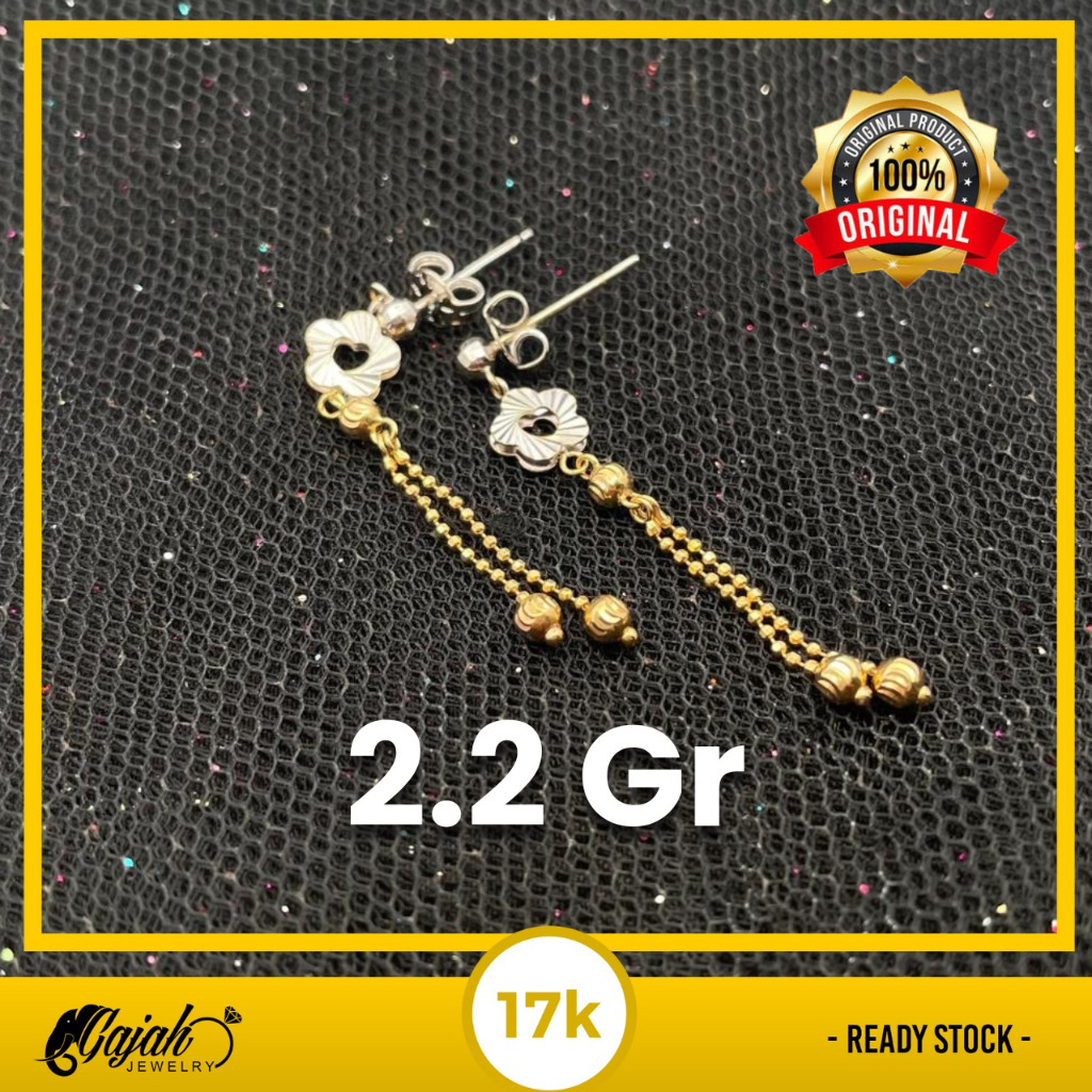 Anting Emas 17K - 2.2 Gram 7939