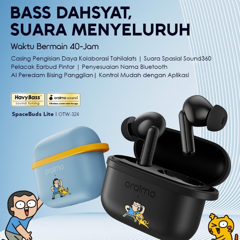 ORAIMO OTW-324 SPACEBUDS LITE X TAHILALATS WIRELESS EARBUDS