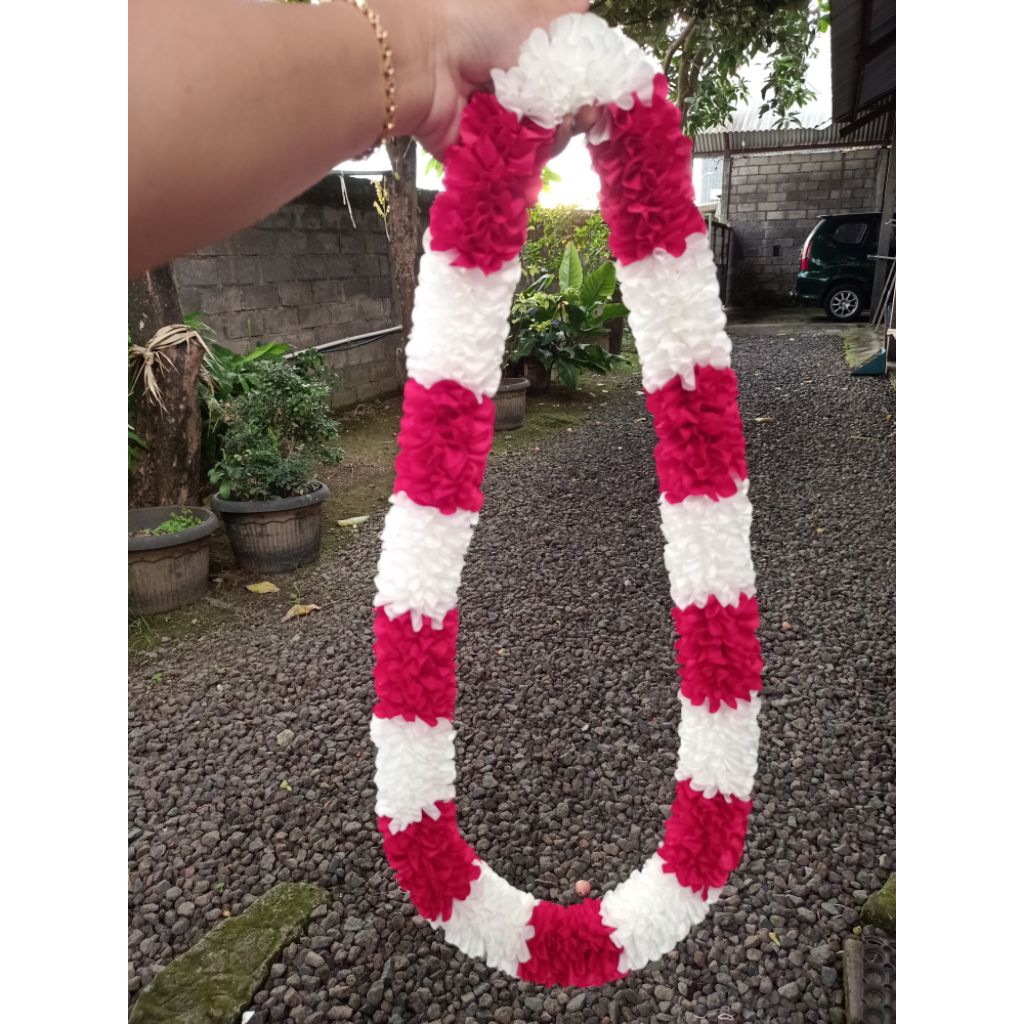 kalung satgas jumbo merah putih premium