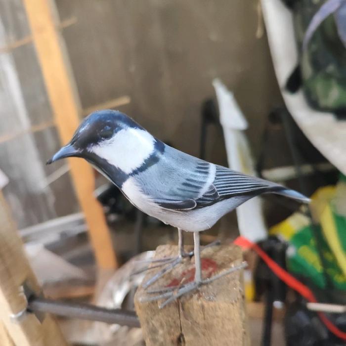 Boneka patung burung gelatik batu / jontrot manuk glatik