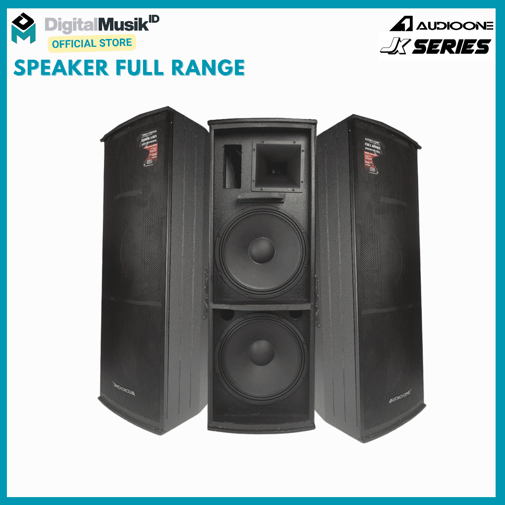 AUDIO ONE Speaker Tipe JX 215 Double 15 Inch Fullrange 1200-2000 Watt | DM