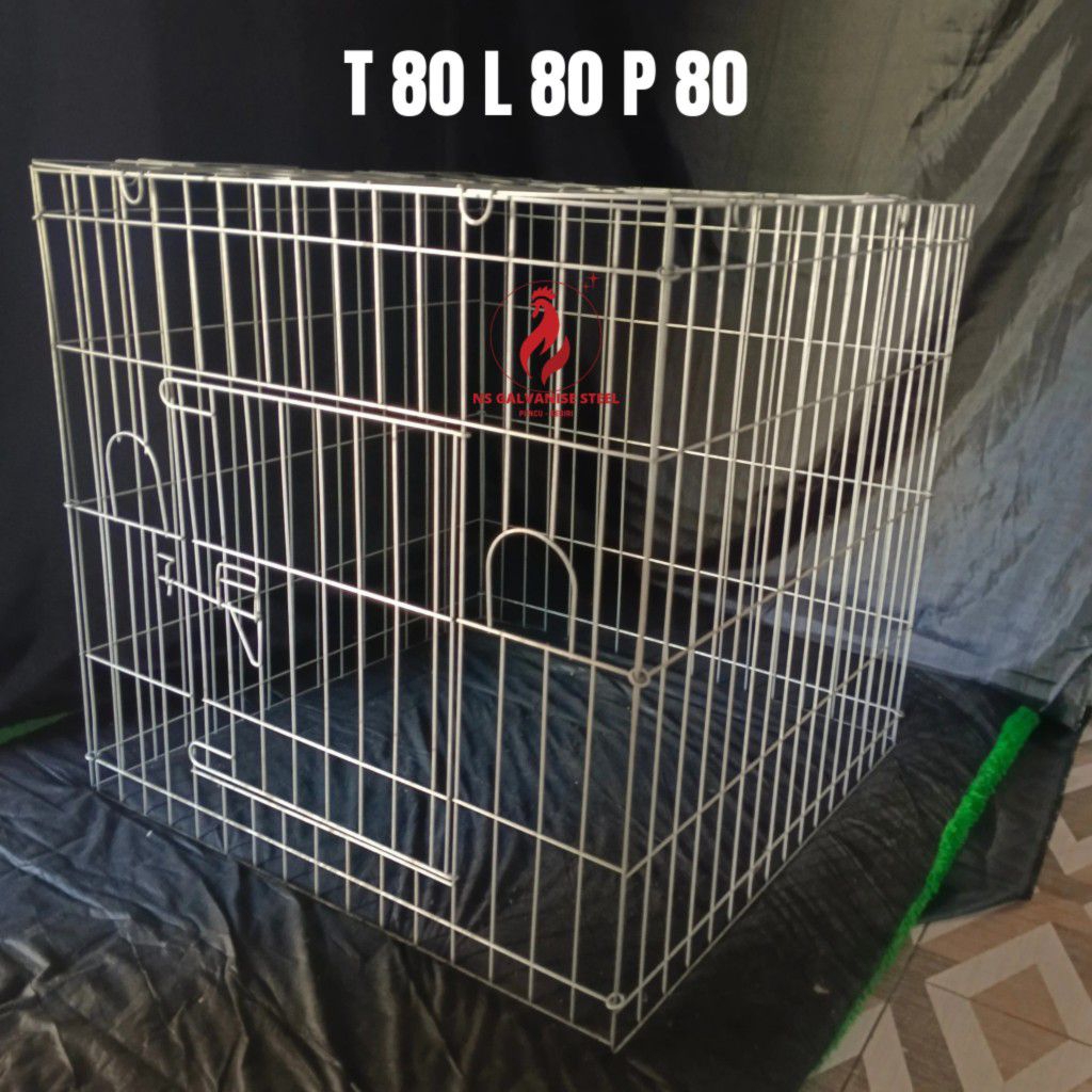 KANDANG AYAM LIPAT JUMBO BAHAN BESI TEBAL TERLARIS