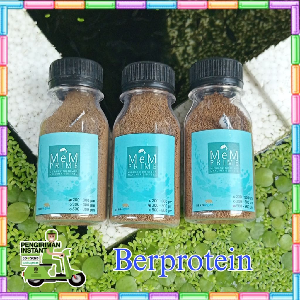 PELET MEM PRIME UKURAN 200-300, 300-500, 500-800 MICRON ORIGINAL 50GRAM