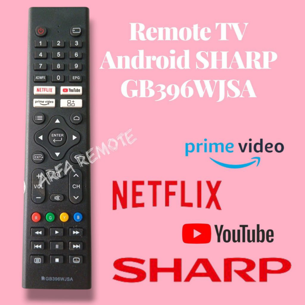 Remote Tv Sharp GB396WJSA Sharp Android Smart TV Sharp 2T-C42DF1 Aquos