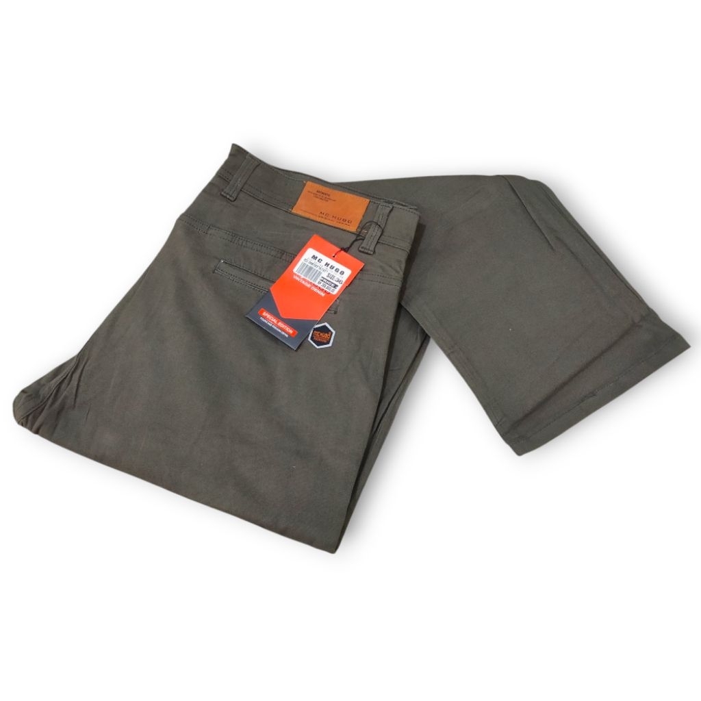 Celana Panjang MC HUGO Katun Chinos Pria Jumbo / Premium Original