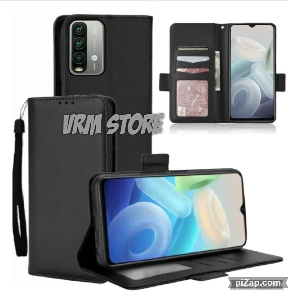 Case Dompet Hp Xiaomi Redmi 9T Case Dompet Casing Hp Flip Kulit Case Wallet Leather Cover