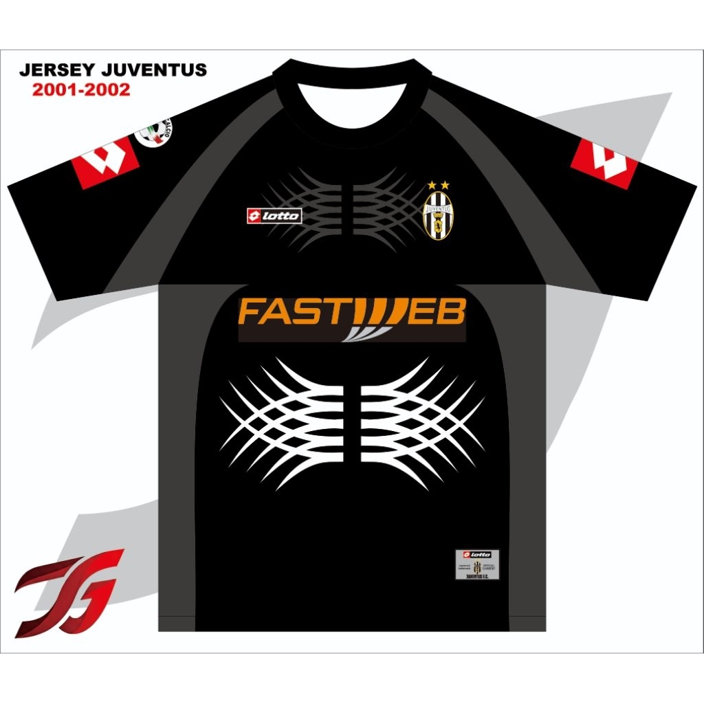 Jersey Kiper Juventus Retro BUFFON #1 dan Jersey Juventus Retro NEDVED #11