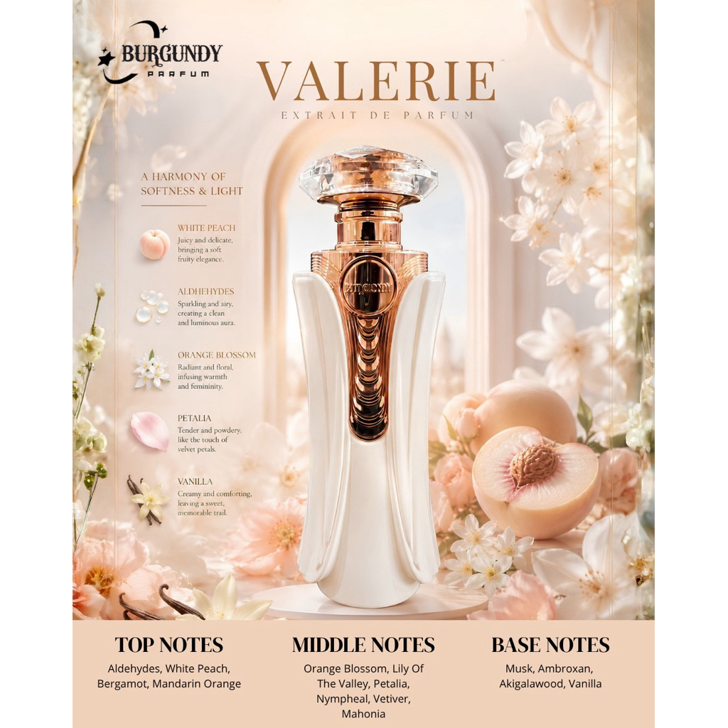 BURGUNDY VALERIE EXTRAIT DE PARFUM (PRODUK SEGEL BPOM)
