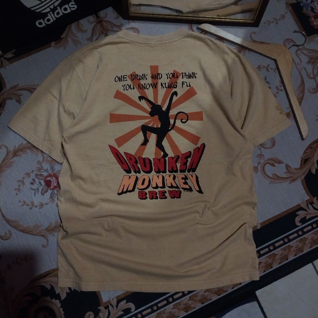 crazy shirts drunken monkey kaos vintage USA second bekas