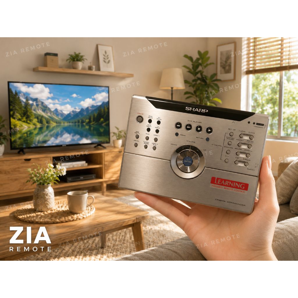 REMOTE REMOT HOME THEATER SHARP RRMCG0008BGSA ORIGINAL ASLI