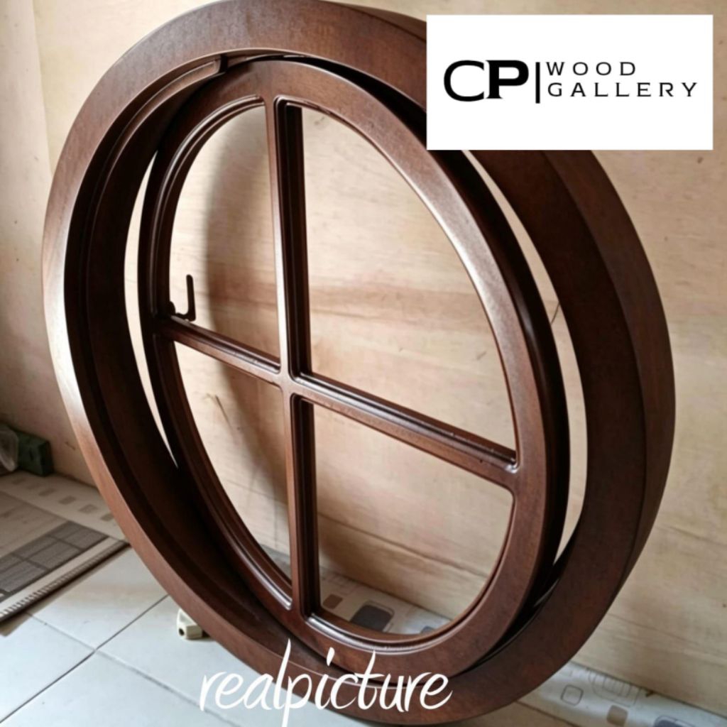 Kusen Jendela Bulat Aesthetic Diameter 60cm | KJC-2