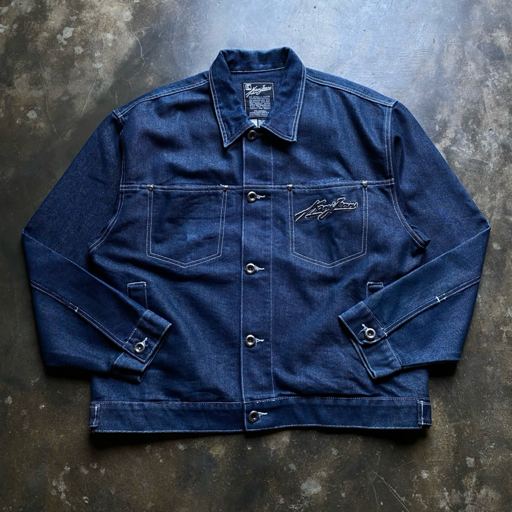 Y2K KARL KANI HIP HOP OVERSIZE DENIM JACKET