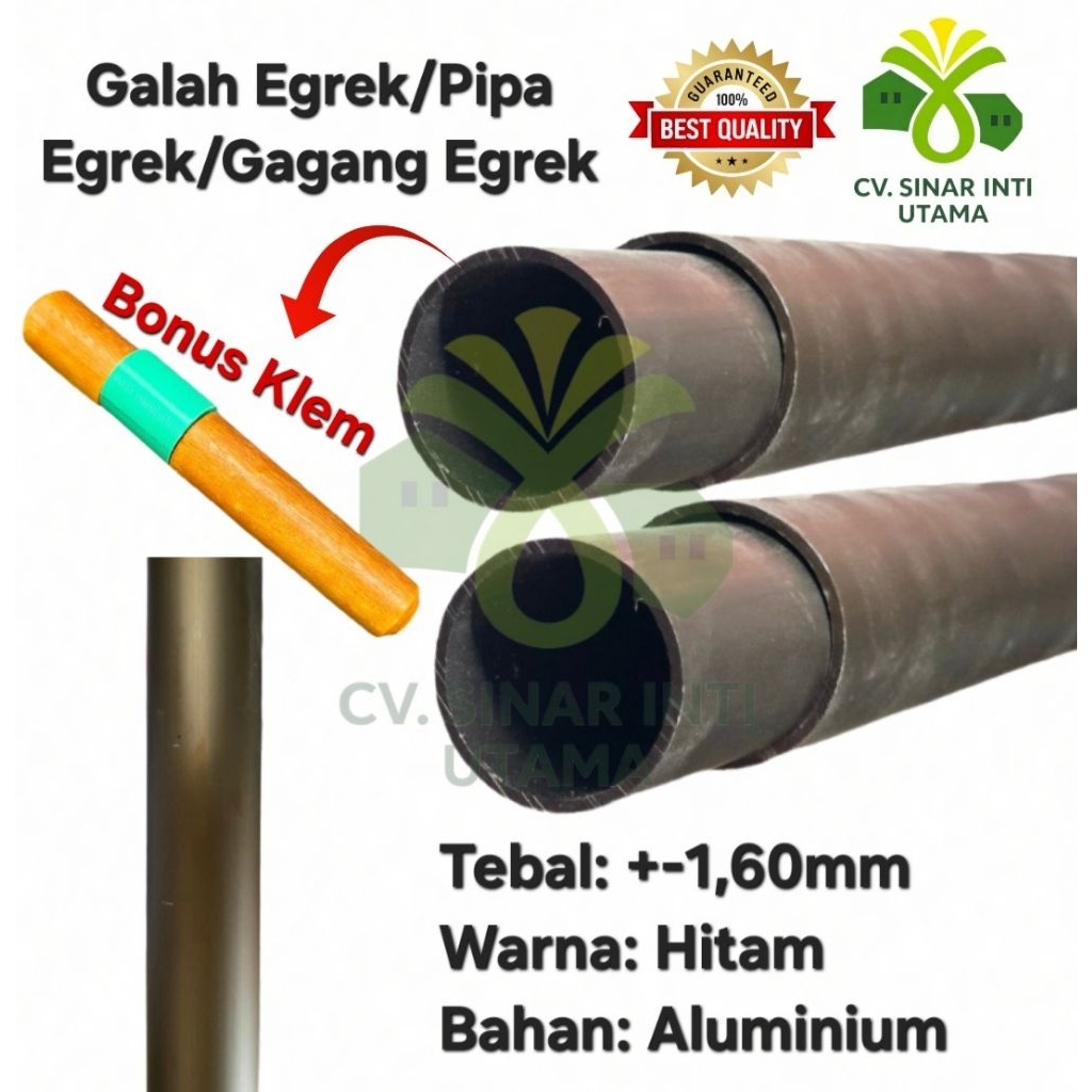 GALAH EGREK /GAGANG EGREK ALUMINIUM HITAM