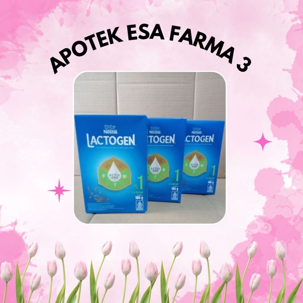 Lactogen Nestle Susu Bayi 0-6 Bulan / Susu Lactogen 0-6 Bulan - Isi 180 Gram