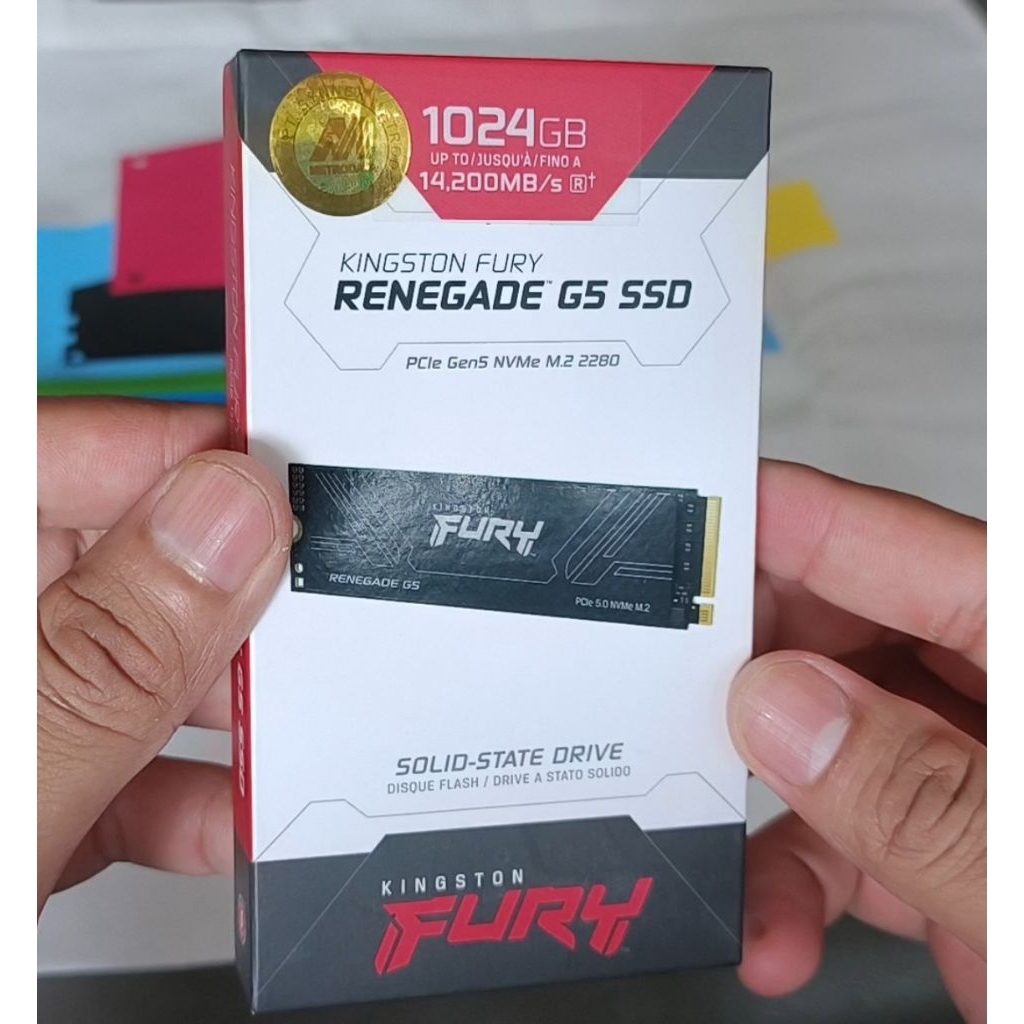 SSD 1TB Kingston FURY Renegade G5 PCIe 5.0 NVMe M.2 Bekas