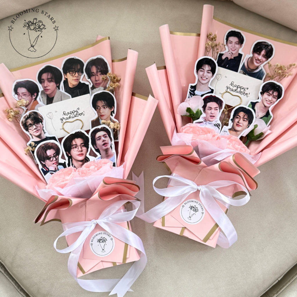 [FOTO, BUNGA, GREETING CARD] CUSTOM BUKET FOTO ARTIS / KPOP / IDOL / AKTOR / PRIBADI | PHOTO BOUQUET