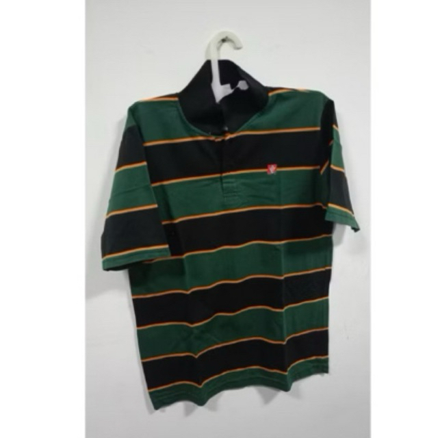 pl kaos polo stripe pria