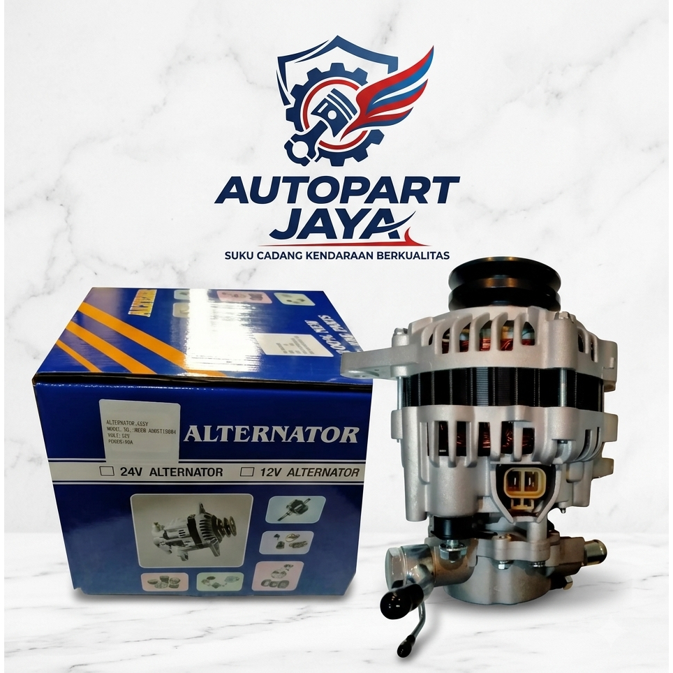 Dinamo cas / Alternator Mitsubishi L300 diesel 2.5 L039,L200, kuda diesel 2pully 12v power 90A