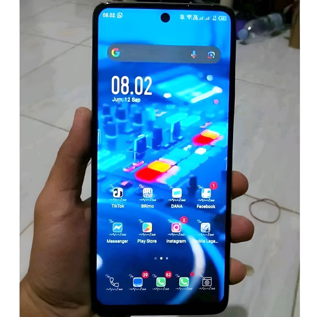 LCD Frame Touchscreen Ori Asli Copotan Infinix Note 10 Pro / Note 10 Pro Nfc