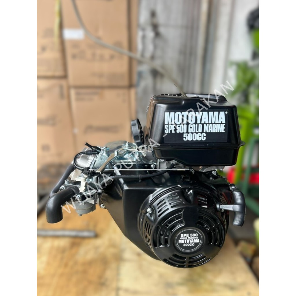 MOTOYAMA Mesin Ketinting SPE 500 Gold Marine (Tangki Besi) 18 HP