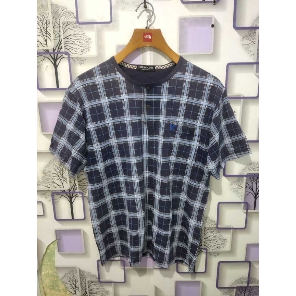 kaos lyle & scott motif autentik