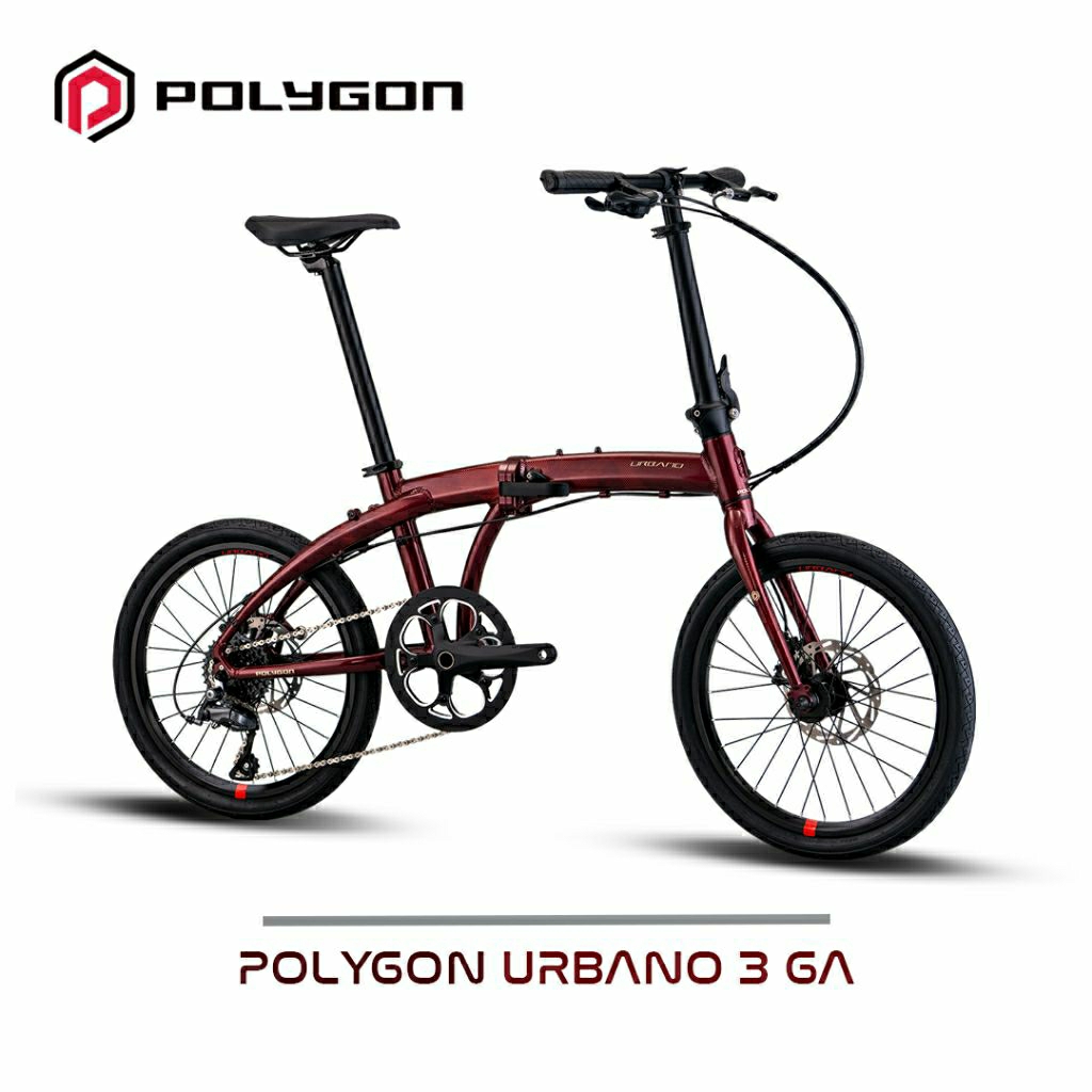 SEPEDA LIPAT POLYGON URBANO 3. SELI FOLDING BIKE